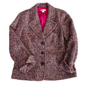 Cold Water Creek multi colored wool dress jacket/blazer